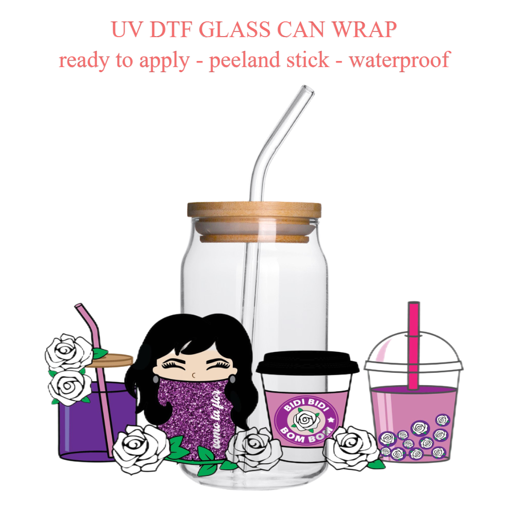UV DTF Cup Sticker-LU236