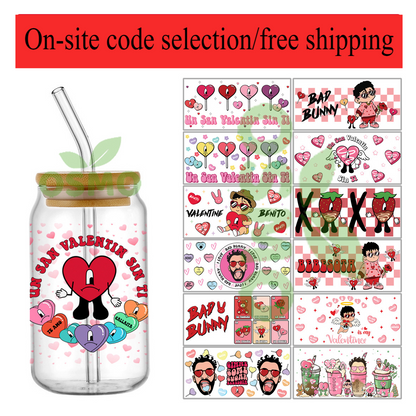 UV DTF 16OZ Transfer Stickers On-site code selection/ free shipping
